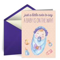 Baby On The Way card image