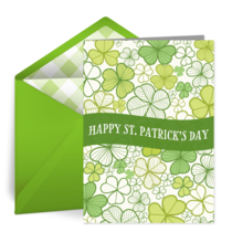 St. Pat's Clovers card image