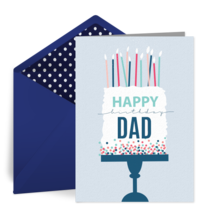 Happy Birthday to Dad card image
