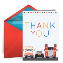 Thanks First Responders card image