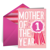 Mother of the Year card image