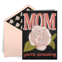 Mom, You're Amazing card image