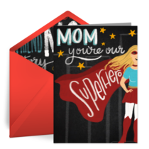 Superhero Mom card image