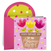 Mother's Day Flowerpot card image