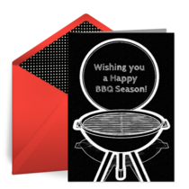 Happy BBQ Season card image