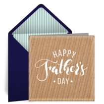 Happy Father's Day Stripe card image