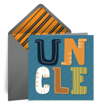 UNCLE Letters card image