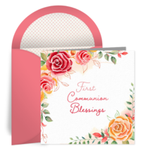 First Communion Bouquet card image