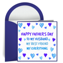 Happy Father's Day To My Husband card image