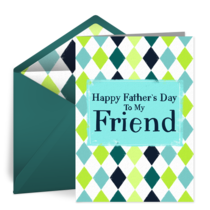 Happy Father's Day, Friend card image