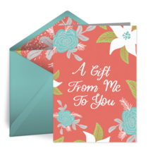 A Gift From Me To You Dad card image