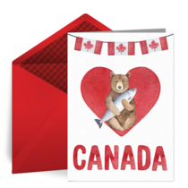We Love Canada card image
