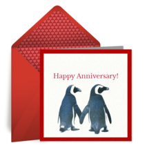 We'll Be Together Forever Penguins card image