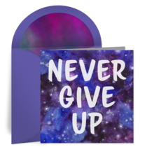 Never Give Up card image