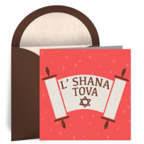 Rosh Hashanah Torah card image