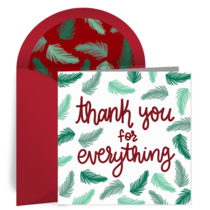 Thank You For Everything card image