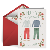 WFH Holiday card image