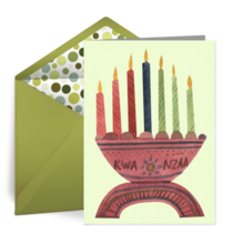 Kwanza Kinara Candles card image
