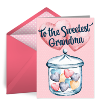 Grandma Valentine card image