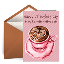Valentine Coffee card image