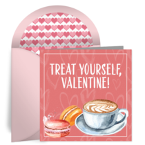 Treat Yourself, Valentine! card image