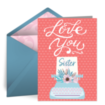 Love You, Sister card image