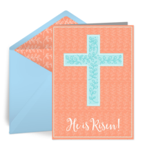 Religious Easter Cross card image