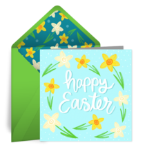 Easter Daffodils  card image