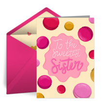 Sweetest Sister card image