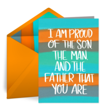 Son Proud of You card image