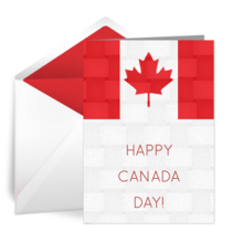 Canada Day Brick card image