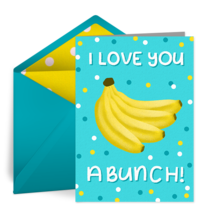 Love You A Bunch card image