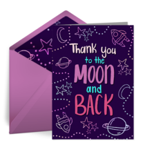 Thank You Moon card image