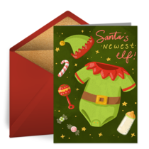 Holiday Onesie card image