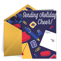 Sending Holiday Cheer card image