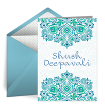 Shush Deepavali card image