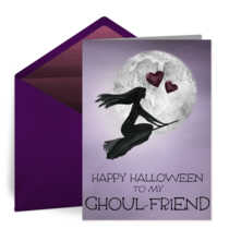 Halloween Ghoul-friend card image