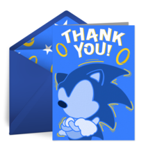 Blue Hedgehog card image