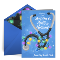 Healthy Holiday card image