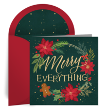 Merry Wreath  card image