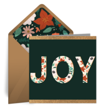 Floral Joy card image