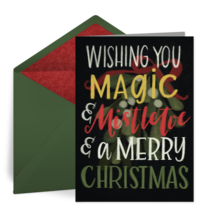 Magic & Mistletoe card image