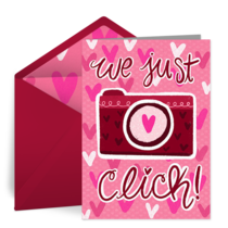 Camera Valentine card image