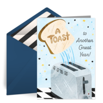 Toast to Another Year card image