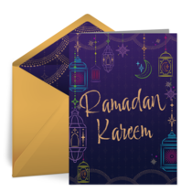 Ramadan Night Lanterns card image