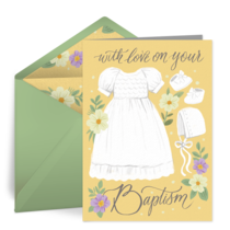 On Your Baptism  card image