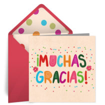 Pattern Gracias card image
