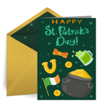 Charmed St Patrick's Day card image