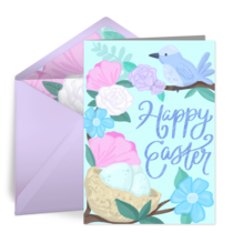 Easter Bird card image