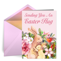 Easter Hug card image